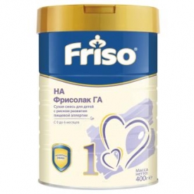 Смесь Friso Фрисолак 1 сухая молочная гипоаллергенная 400г с 0месяцев