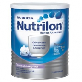 Смесь сухая Nutrilon Пепти аллергия 400г с 0 месяцев