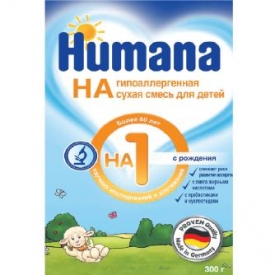 Смесь Humana гипоаллергенная 300г с 0месяцев