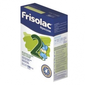 Смесь Friso Frisolac 2 сухая молочная с 6 месяцев 350 г