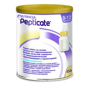 Смесь Nutricia Pepticate для детей с пищевой аллергией 450г с 0месяцев