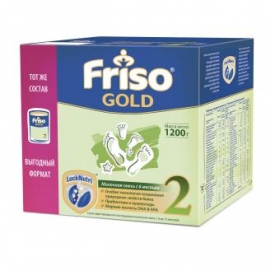 Смесь молочная Friso Gold 2 1200г с 6месяцев