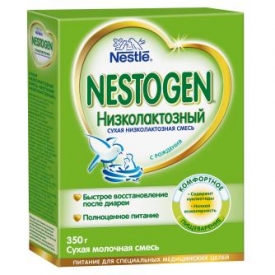 Смесь Nestle Nestogen низколактозная 350г с 0мес