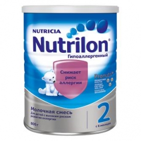 Смесь молочная Nutrilon 2 гиппоалергенная 800г с 6 месяцев