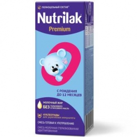 Смесь Nutrilak Premium стерилизованная адаптированная 200г с 0 до 12месяцев