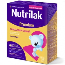 Смесь молочная Nutrilak Premium2 ГА с 6 месяцев 350г