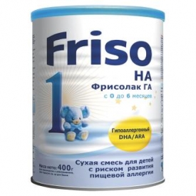 Смесь Friso Фрисолак 1 гипоаллергеннная 400г с 0месяцев