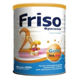 Смесь Friso Frisolac Gold 2 400г с 6месяцев