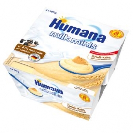 Каша Humana молочная бисквитная 100г*4шт с 8месяцев