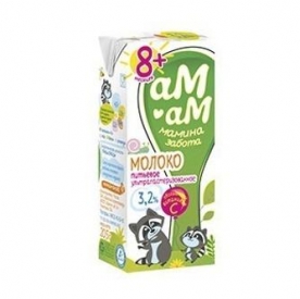 Молоко Ам-Ам ультрапастеризованное витамин С 3.2% 0.205г с 8месяцев