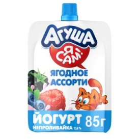 Йогурт Агуша питьевой ягоды 0.85л