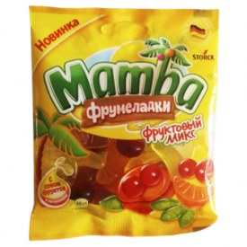 Жевательный мармелад MAMBA фруктовый микс 72г
