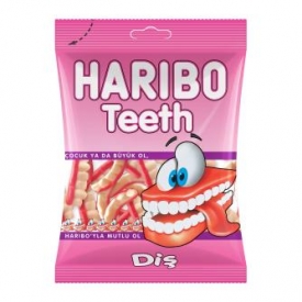 Мармелад жевательный HARIBO Teeth Зубы 80г TR16420