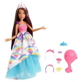 Кукла Barbie брюнетка с длинными волосами большая FXC81