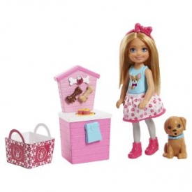 Кукла Barbie Челси и щенок Блондинка FHP67