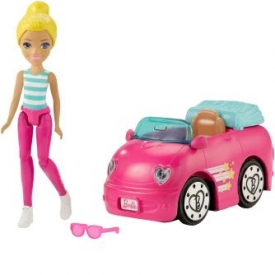 Набор Barbie Автомобиль и кукла FHV77