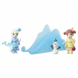 Набор игровой Princess Hasbro Холодное сердце Эльза Анна в детстве и ледяная горка B7468EU40