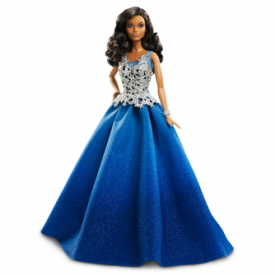 Праздничная кукла Barbie в синем платье