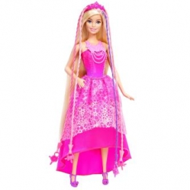 Кукла Barbie Принцесса с волшебными волосами