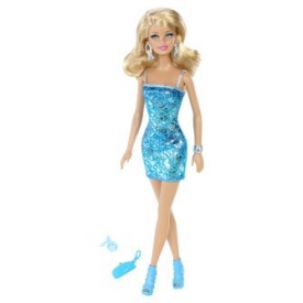 Кукла Barbie Сияние моды бирюзовый наряд