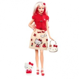 Кукла Barbie Hello Kitty коллекционная