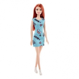 Кукла Barbie в голубом платье FJF18