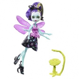 Мини-кукла Monster High Цветочные монстрики с питомцами FCV48