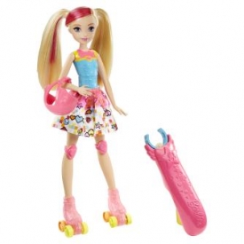 Кукла Barbie на роликах