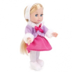 Кукла Карапуз Машенька в фиолетовой кофточке