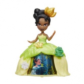 Мини-кукла Princess Hasbro в платье с волшебной юбкой Тиана B8963EU40