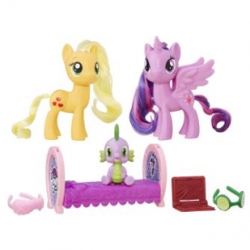 Набор My Little Pony Пони-модницы парочки Искорка и Эпл Джек B9850EU40