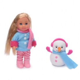Кукла Evi Еви и снеговик