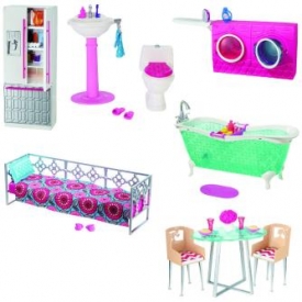 Набор мебели Barbie для декора дома в ассортименте