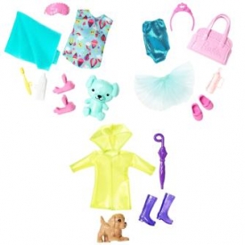 Набор аксессуаров и одежды Barbie Клуб Челси в ассортименте FXN69