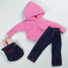 Одежда для кукол Барби Модница Набор для куклы 29 см: куртка, штаны и рюкзак в ассортименте