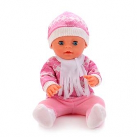 Кукла Карапуз интерактивный в розовой кофточке(Y40BB-DP-OTF-RU)
