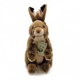 Кролик WWF 23 см коричневый
