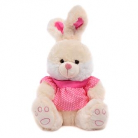 Мягкая игрушка Девилон Кролик Рита Розовый 38 см