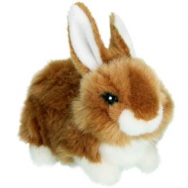 Мягкая игрушка Aurora Кролик коричневый
