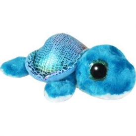 Мягкая игрушка Aurora YOOHOO Голубая черепаха с блестящими элементами