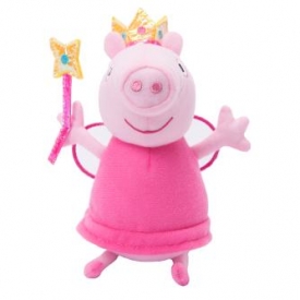 Мягкая игрушка Peppa Pig(Свинка Пеппа) Пеппа Фея с палочкой 20см