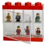 Дисплей для минифигур LEGO 8 шт красный