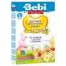 Каша Bebi Premium молочная 4 злака с вишней и бананом 200г с 12месяцев