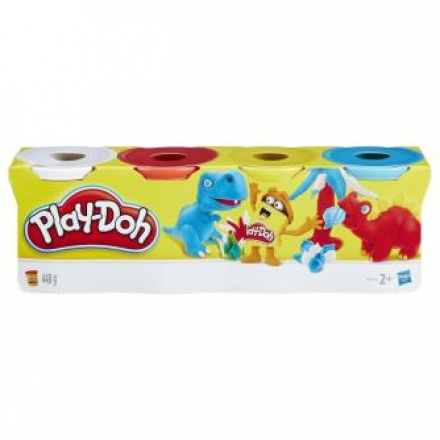 Набор игровой Play-Doh 4 баночки базовые B65081210