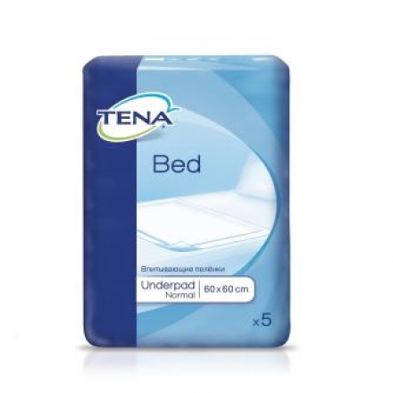 Простыни впитывающие Tena Bed Normal 60*60см 5шт 770056