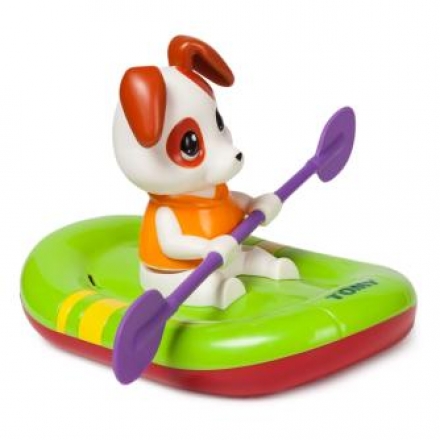 Игрушка для ванной Tomy Щенок на лодке