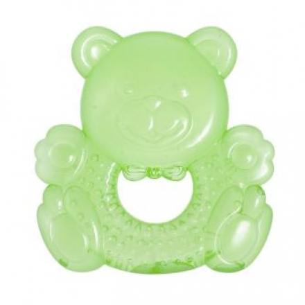 Прорезыватель с водой Курносики Любимые игрушки Медвежонок Зеленый