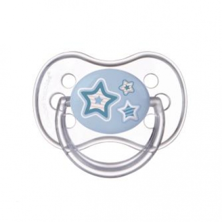 Пустышка Canpol Babies Newborn baby симметричная 0-6месяцев Голубая