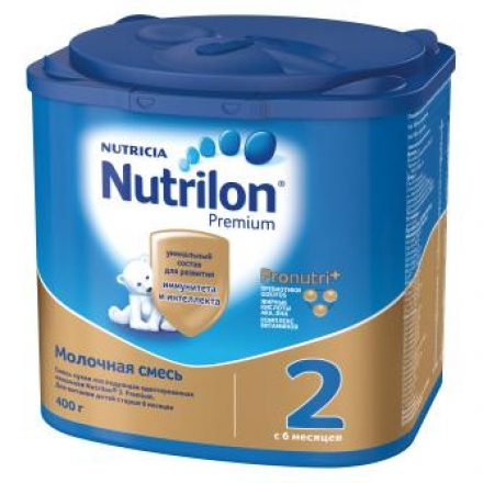 Смесь молочная Nutrilon Premium 2 400г с 6 месяцев