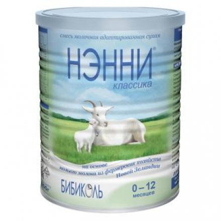 Молочная смесь Бибиколь Классика на основе козьего молока 400 г с 0-12 мес